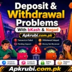 Deposit and withdrawal problems